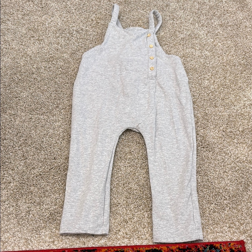 Boutique Gray Kids Overalls